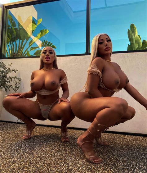 Ebony Twins gêmeos Pornô Hot Sex Photos