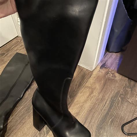 Lamoda Whatta Showdown Knee High Platform Boots Depop