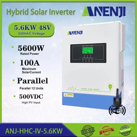 Mppt 5600w Hybrid Solar Inverter On Grid Off Grid 100a 230vac 48vdc