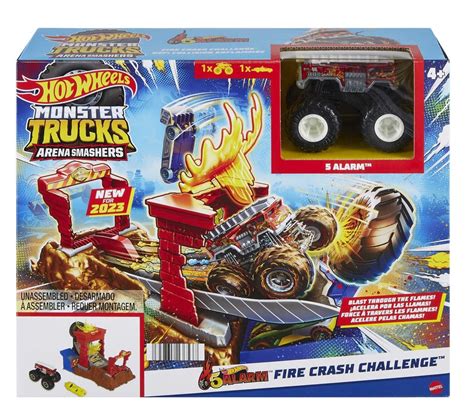 Hot Wheels 5-Alarm Fire Crash Challenge - Lucky Duck Toys