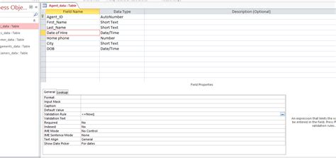 Ms Access How To Set Validation Rules And Validation Text