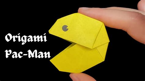 Origami Pac Man How To Make Paper Pacman Game Easy Origami Moving Game Toy Easytutorial Youtube