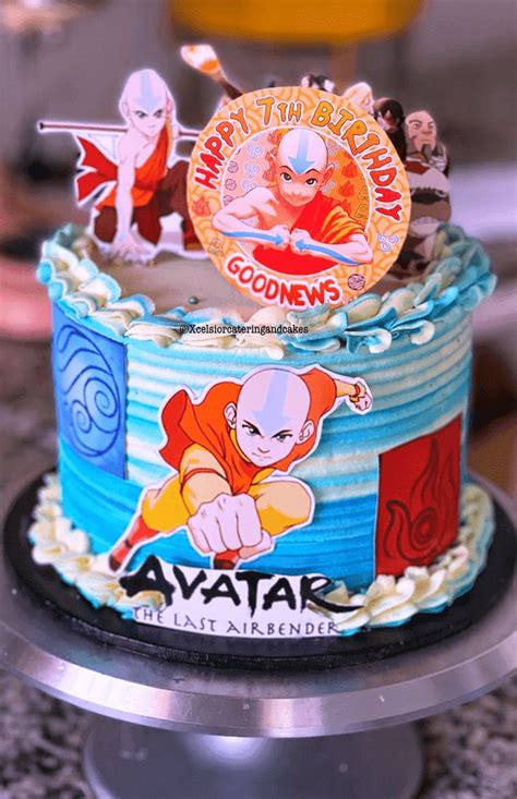 Avatar The Last Airbender Birthday Cake Ideas Images Pictures