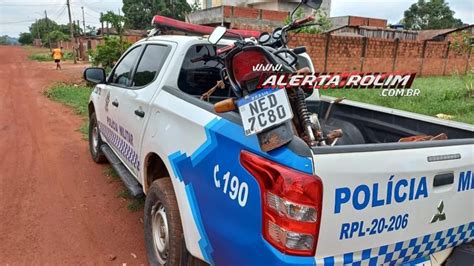 Pm Recupera Moto Poucas Horas Depois De Ser Furtada No Bairro Cidade