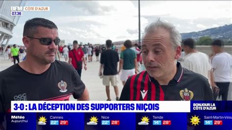 La déception des supporteurs Niçois après la défaite 3 0 face à l OM