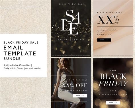 Black Friday Email Sale Email Template Email Marketing Template