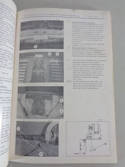 Werkstatthandbuch Citroen Sm Technische Daten Einstellung