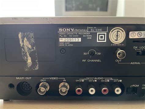 SONY SL C9E Betamax Recorder geprüft Vom Händler eBay