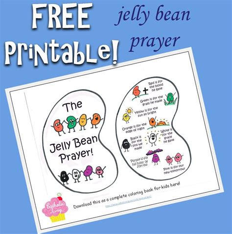 Jelly Bean Prayer Printable