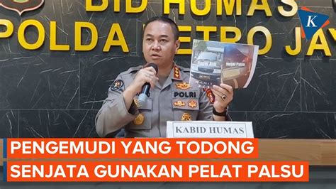 Polisi Pastikan Pengemudi Arogan Yang Todong Senjata Ke Sopir Taksi