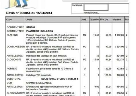 Exemple De Devis Peinture Excel Livreetvin Fr