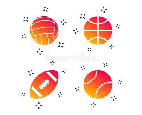 Divi Rtase Las Bolas Voleibol Baloncesto B Isbol Vector Ilustraci N