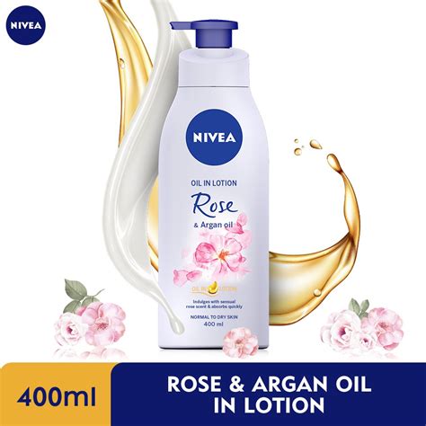 Nivea Body Lotion Rose And Argan Oil 400ml Shopee Malaysia