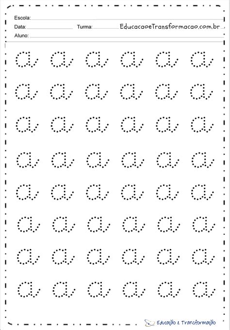 A Letra Cursiva - Letra cursiva a maiuscula e minuscula com atividades e moldes