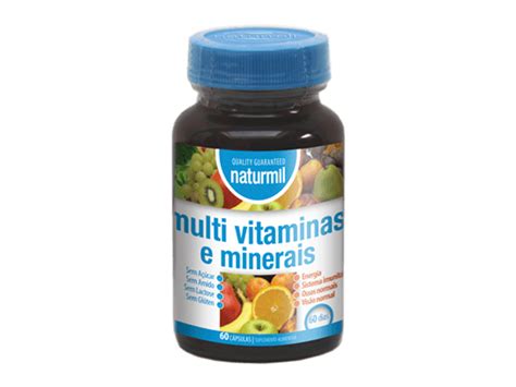 Naturmil Multi Vitaminas e Minerais 60 cápsulas DietMed