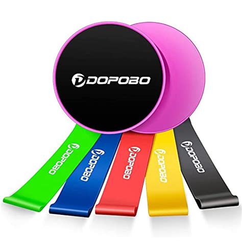 Dopobo Core Sliders 5 Resistance Bands For 80 Day Obsession Dual