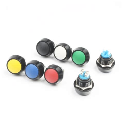 Red Color Head Mm Plastic Momentary Pcb Type Metal Push Button Switch