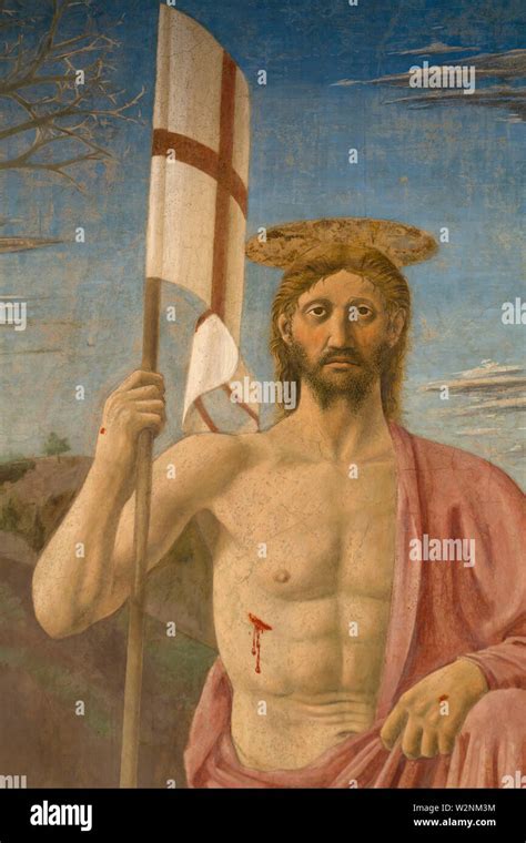 The Resurrection Detail Piero Della Francesca 1460s Museo Civico