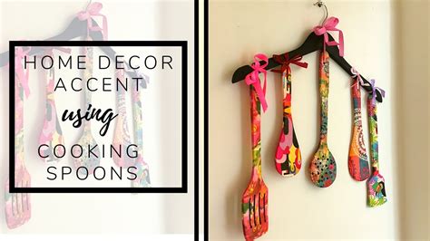 Diy Decoupage On Cooking Spoonsspatulas To Make A Home Decor Accent