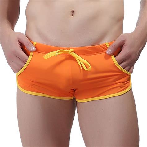 Gubotare Mens Swim Thongs Mens Vintage Swim Briefs Bikini Swimwear