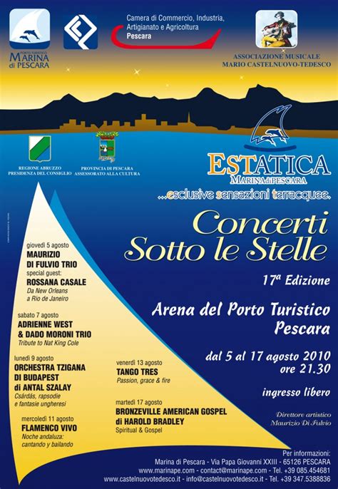 Concerti Sotto Le Stelle Al Porto Turistico Di Pescara