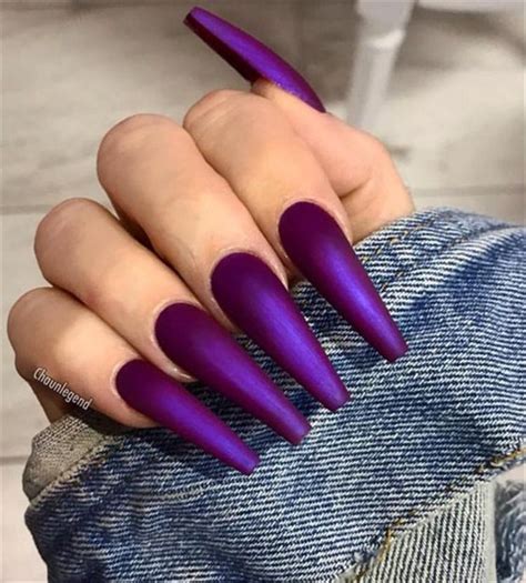 50 Beautiful But Simple Winter Acrylic Coffin Nail Designs You Need To