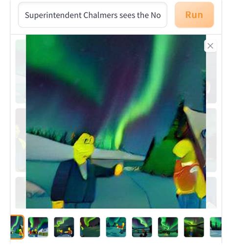 Superintendent Chalmers Aurora Borealis