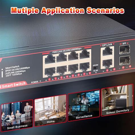 Ienron Ports Poe Switch Poe Ports Gigabit Network Switch Ports