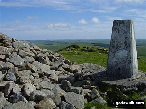 Walk Brown Willy In Bodmin Moor Cornwall England