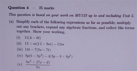 Solved Question 4 25 Marks This Question Is Based On Your