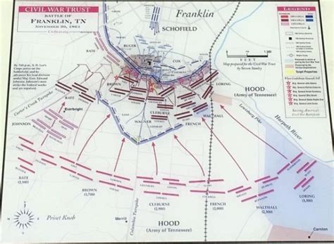 Battle Of Franklin Eastern Flank Historical Marker