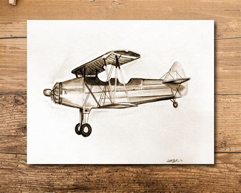 Vintage Airplane Drawing at PaintingValley.com | Explore collection of ...