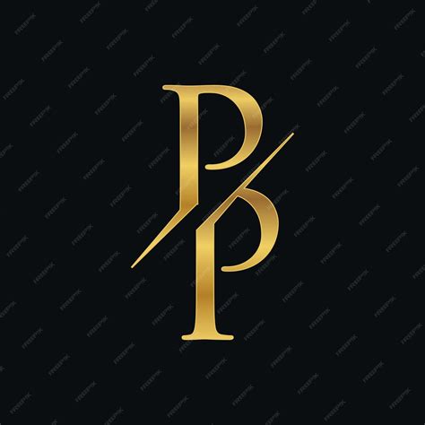 premium vector initial letter pp logo design vector template graphic