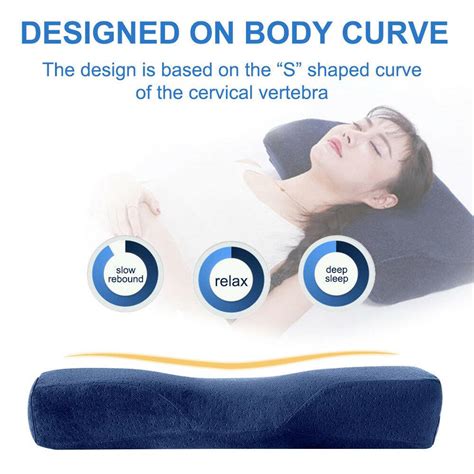 Подушка из пены с эффектом памяти Mayitr, медленный отскок, контурная ...