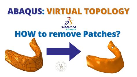 Abaqus Virtual Topology Delete Patches And Prepare For Meshing آباکوس پاک کردن خطوط روی