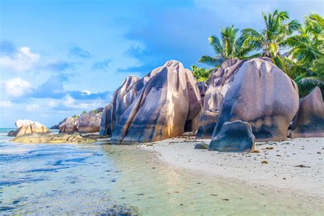 Anse Source D Argent Beach In La Digue Seychelles Framed Photo Print