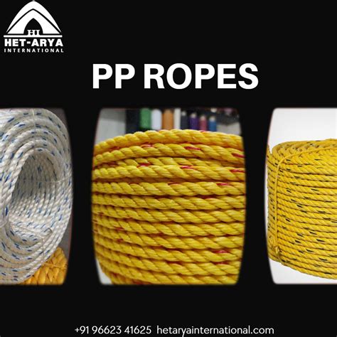 Yellow Pp Danline Rope Size Diameter Mm At Rs Kg In Ahmedabad