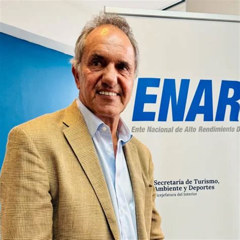 Daniel Scioli Fue Elegido Como El Nuevo Presidente Del Enard Filo News