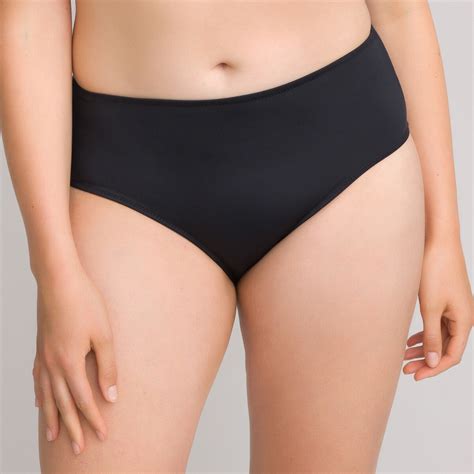 Recycled Tummy Toning Bikini Bottoms Black La Redoute Collections