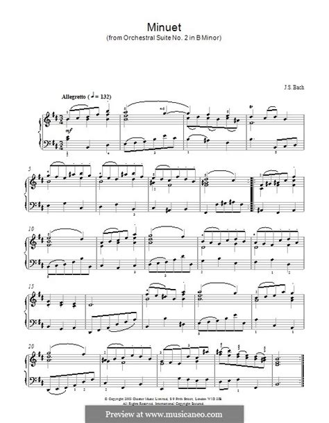 Orchestral Suite No 2 In B Minor BWV 1067 By J S Bach On MusicaNeo