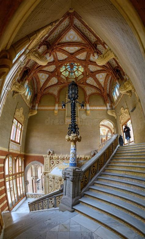 Hospital De La Santa Creu I Sant Pau In Barcelona Spain Editorial