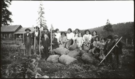 "Children at school on Spokane Reservation" | Plateau Peoples' Web Portal