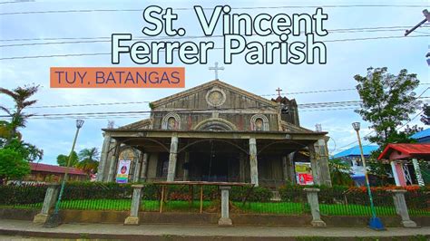 St Vincent Ferrer Parish Tuy Batangas Youtube