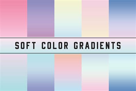 Soft Color Gradients Creative Finest