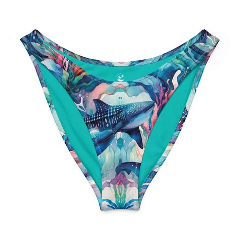 Electric Whale Shark Scuba Bikini Bottom Cheeky The Dive Compass