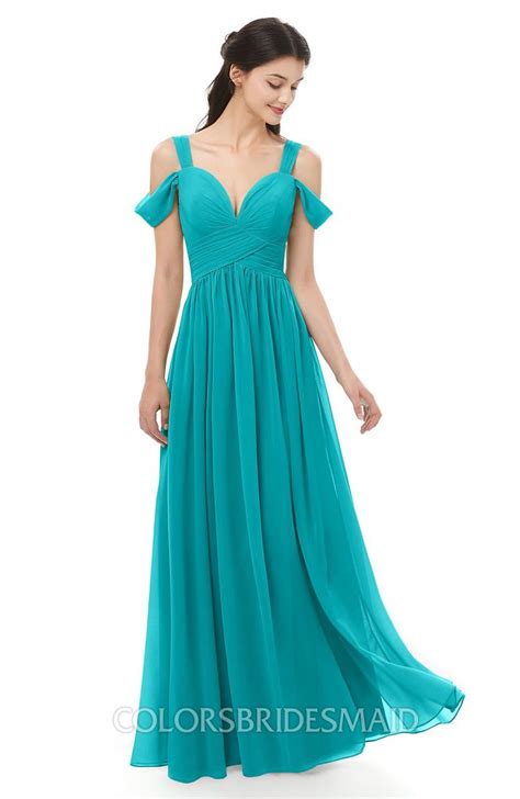 Colsbm Raven Teal Bridesmaid Dresses Colorsbridesmaid