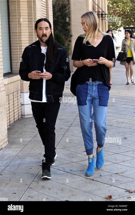 Musician Steve Aoki Hold Hands With His Fiancee Tiernan Cowling As