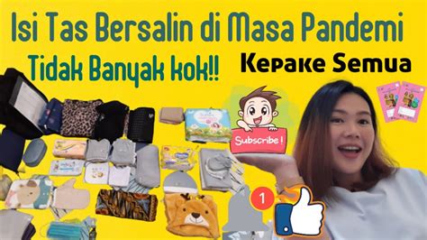 HOSPITAL BAG REVIEW ISI TAS BERSALIN 2021 LENGKAP DAN TIDAK BANYAK