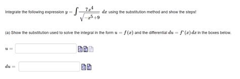 Solved Integrate The Following Expression Y S Dx Using Chegg