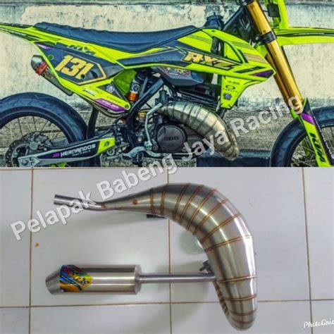 Jual KNALPOT UDANG TRAIL GTX YAMAHA RX KING RX Z RX 100 YT115 PNP